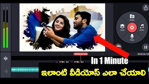 How to make slideshow splatter effect video in kinemaster in telugu | Tech life in telugu