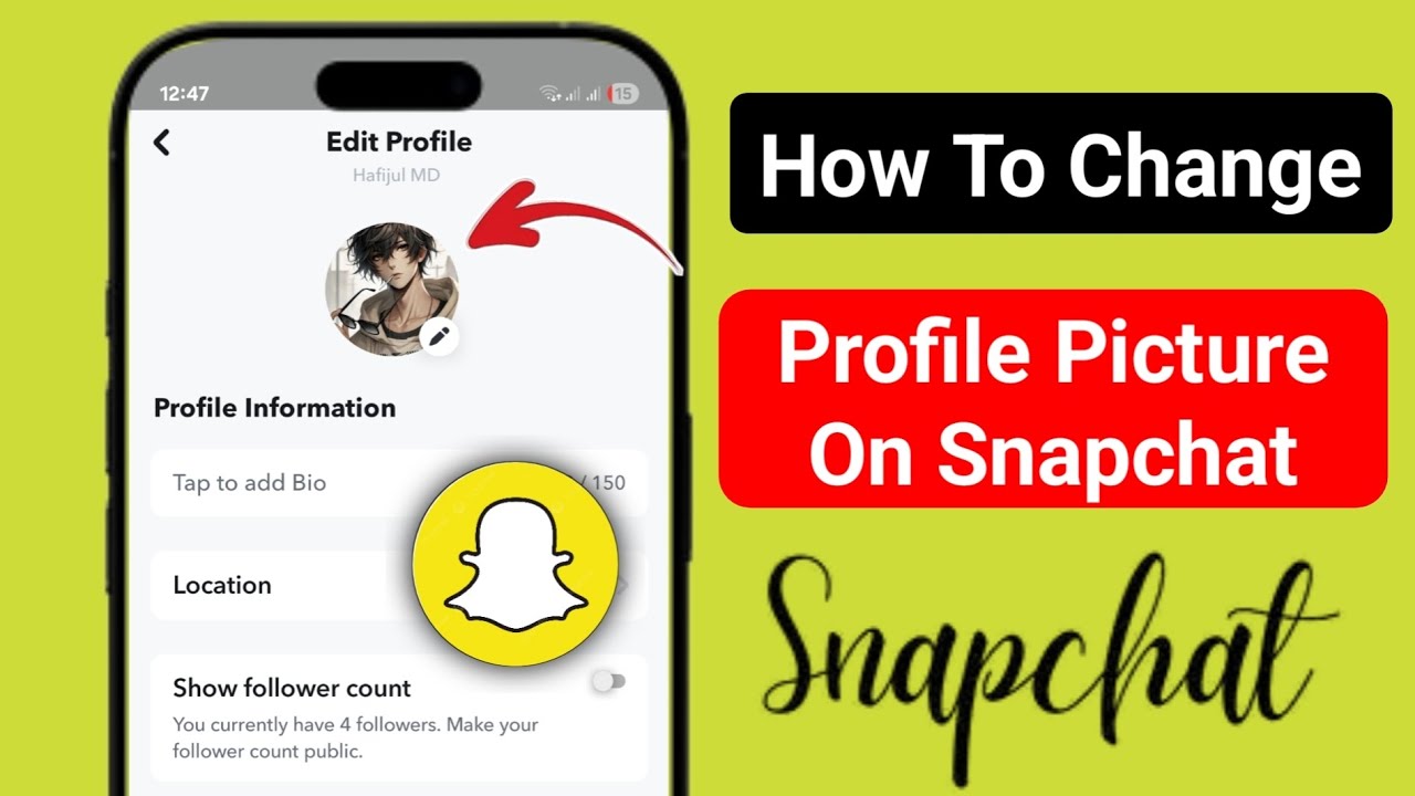 How to Change Profile Picture on Snapchat | Snapchat Photo Change (2025)