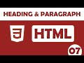 Learn HTML In Af-Somali 2023 #07 || HEADING & PARAGRAPH #ac_coder