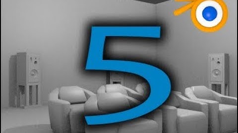 BLENDER 3D ROOM MODELLING TUTORIAL PART 5