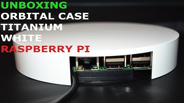 Raspberry Pi Case Orbital Titanium white (UNBOXING)