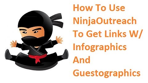 How To Use NinjaOutreach To Get Links W Infographics And Guestographics