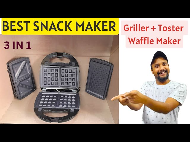 WONDERCHEF Prato Plus 3-in-1 Sandwich, Grill, Waffle Price in