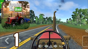 Farming Sim Brasil - Gameplay Walkthrough Part 1 - Tutorial (Android, iOS)