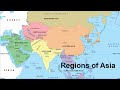 Regions of Asia