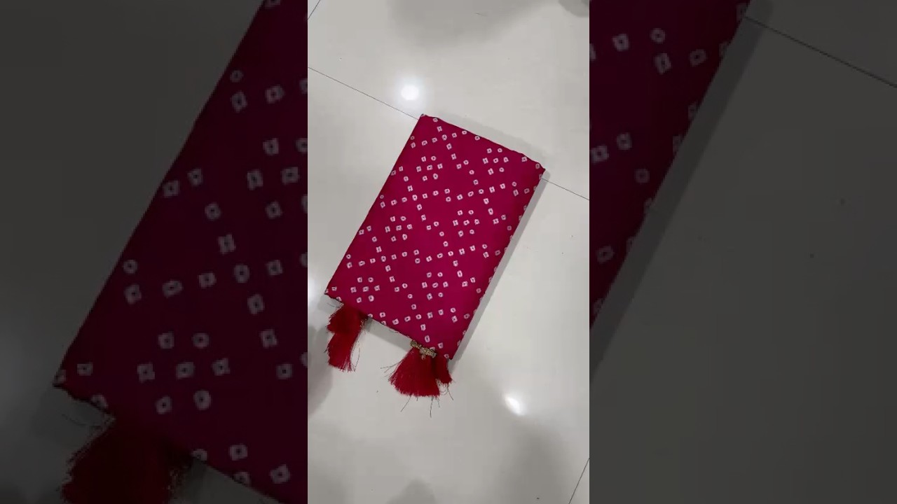 Pure Viscose Silk Bandhani Paithani Saree