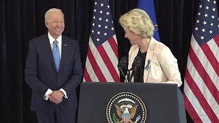 25.03.2022 - Ursula von der Leyen & Joe Biden (deutsch) - Krieg Russland/Ukraine, Gas, Öl u.a.