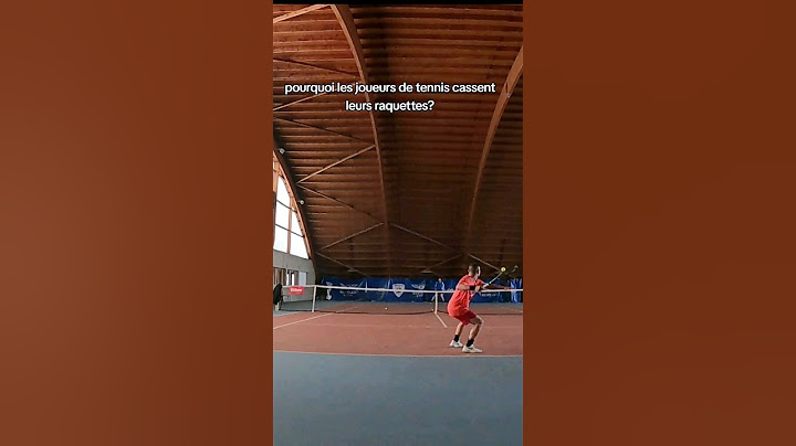 pourquoi les joueurs de tennis cassent leurs raquettes #tennis