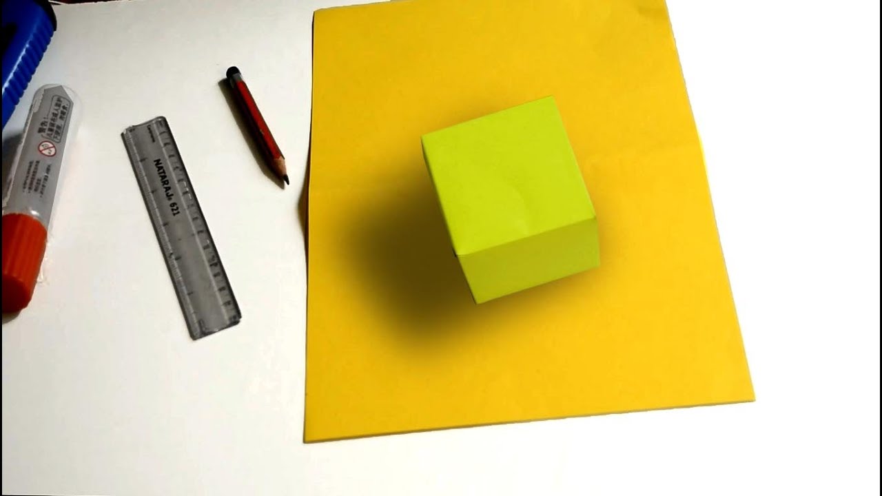 How to Make a Paper Cube | Easy Origami Cube - YouTube