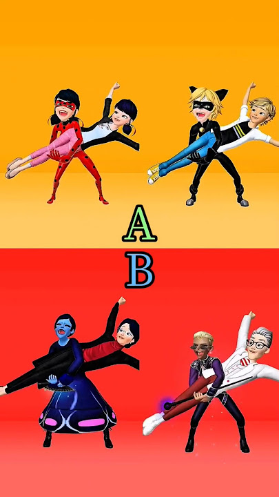 Who's Your Favourite? 🎡 🌀 #miraculousladybug #ladybug #upsidedown #funny #trend #fyp #zepeto #shorts