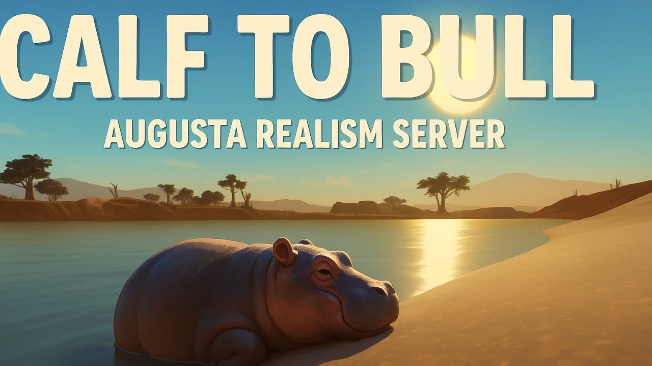 ROBLOX Savannah life/Hippo:Calf to Adult