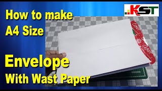 How to make envelope for put A4 size paper