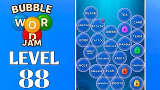 Bubble Word Jam Level 88 Full Walkthrough Solution screenshot 1