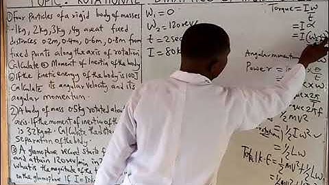 ROTATIONAL DYNAMICs OF RIGID BODIES:PART 2