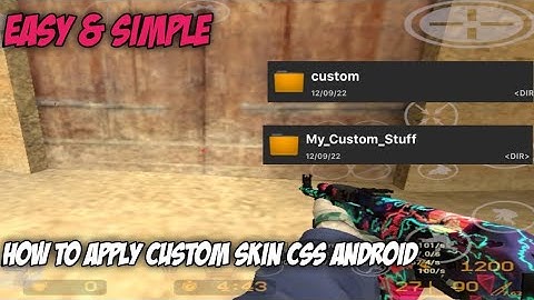 How To Apply Custom Skin On CSS Android|Work And Easy