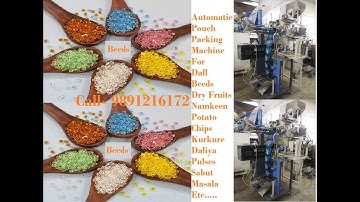 Beeds Packing Machine with Two Head Linear weigher filler