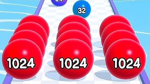 Ball Run 2048 - All Levels Gameplay Android,iOS NEW UPDATE (Level 454 - 481)