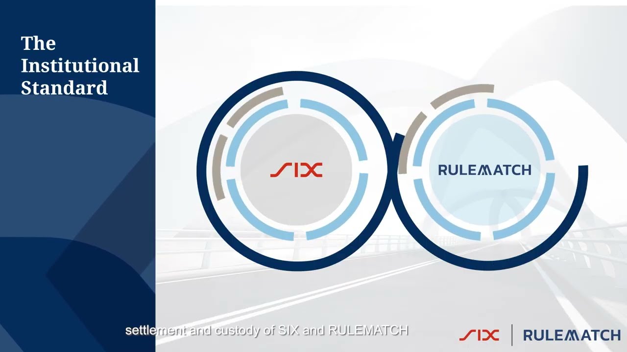 Overview of SIX - RULEMATCH solution for crypto trading, settlement and custody