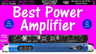 Best Professional Power Amplifier 1600 TRUE WATTS Lightyearmusic Karaoke & Pro Audio Superstore ✅