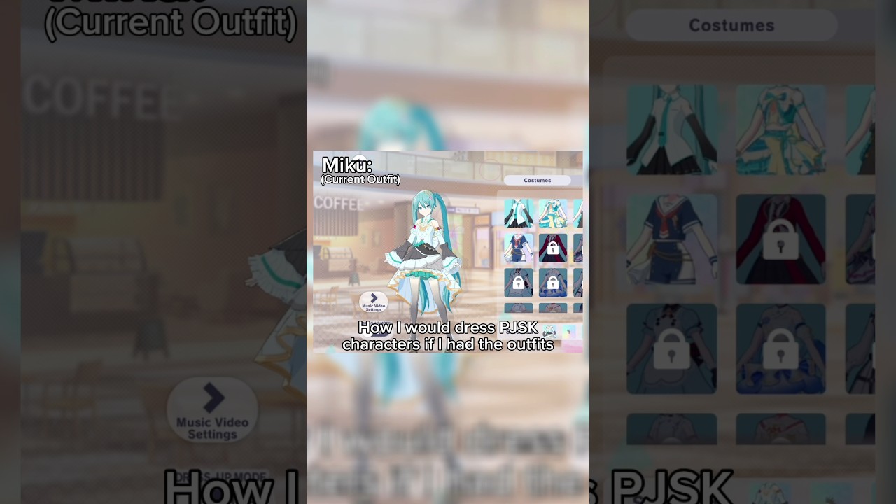 How I would dress PJSK Characters Part 1 (Miku) || Project Sekai / PJSK
