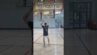 Day 94 Shooting 3's Until I Make 50 in a Row