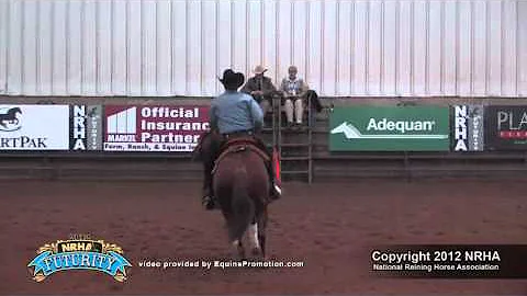 Smokee San Badger ridden by Rex Ross - 2012 NRHA F...