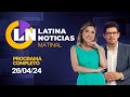Latina en vivo edicin matinal  viernes 26 de abril de 2024