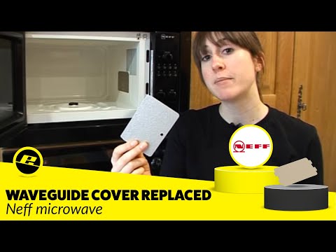 How to replace a waveguide cover on a Neff microwave