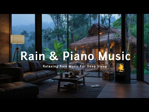 Relaxing Piano Music & Rain Sounds For Deep Sleep & Stress Healing