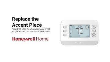 How to Replace the Accent Piece on the FocusPRO N100, P200, S200 Smart, and X2S Smart Thermostats