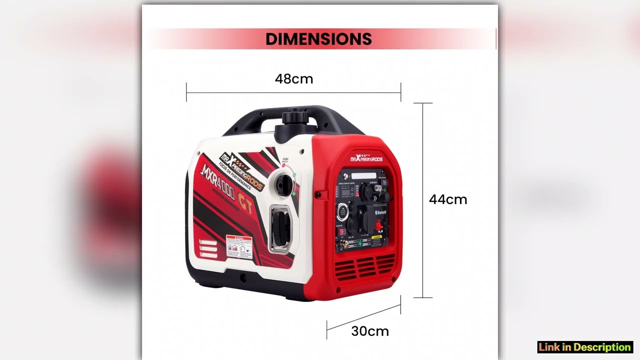 3500W Dual Fuel LPG Generator Inverter Generator Portable for Emergency Situations Comfort Edition