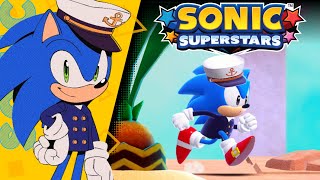 Sonic Superstars: Captain Sonic Skin Showcase