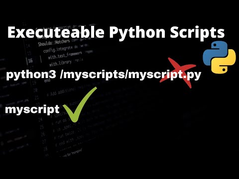Executable Python Scripts - Running Python scripts like a command