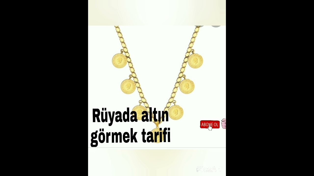 Ruyada Altin Kolye Gormek Youtube