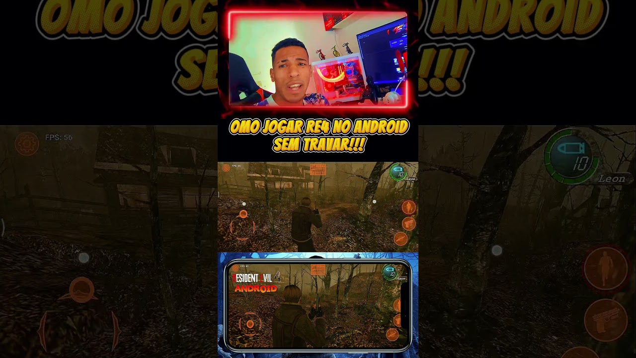 COMO JOGAR RE4 NO ANDROID SEM TRAVAR #tutorial #celular #gamer