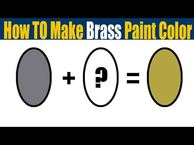 How to Paint Brass for Beginners EASY! 5 Steps - 10 minutes 