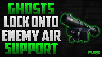 Call of Duty Ghosts: How To Lock Onto & Take Down Enemy Air Support! (COD Ghosts Multiplayer Tricks)