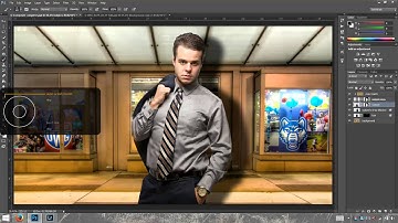 Photoshop cc: Creating a composite in photoshop cc part 3 (highpass filter, drop shadow, lighting ef