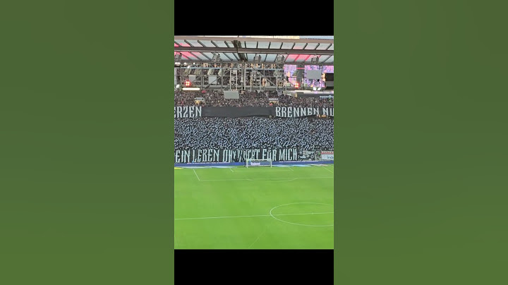 Eintracht Frankfurt Fans Choreo vs VfB Stuttgart ⚽️