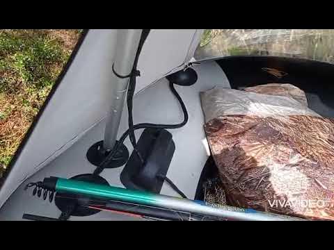 Навигационные огни и фара в ПВХ лодку - YouTube