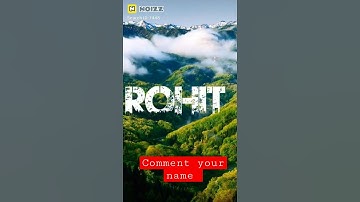 Rohit name ki art video for WhatsApp status #artvideos #status #art #artist #artwork #sorts#tranding