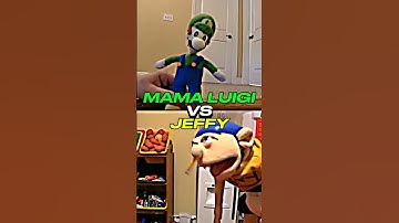Mama Luigi Vs. Jeffy (SML) #sml #shorts
