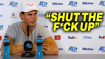 Rafa Nadal Losing His Temper For 10 Minutes Straight