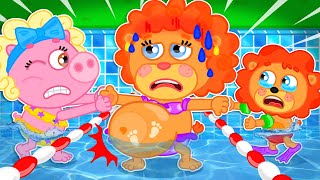 Liam Family USA | Mommy, Try Hard! Kid Takes Care of Mommy in Swimming Pool | Family Kids Cartoons by Liam Family USA 88,128 views 10 days ago 12 minutes, 57 seconds