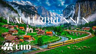 Lauterbrunnen Nature 4K Ultra HD | Alpine Waterfalls, Soft Piano & Serene Valley Landscapes screenshot 3