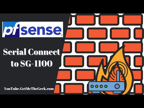 Pfsense SG-1100 Firewall Unboxing and Connect with USB Serial Console