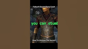 Fallout4 Secret Plane CHEM SMUGGLING RING #fallout4 #fallout4planecrash #fallout4chems #fallout4fyp