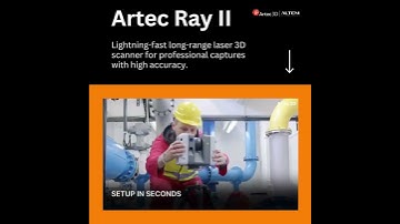 Unleashing Precision: Artec 3D Ray II for Lightning-Fast, Long-Range 3D Scanning!!