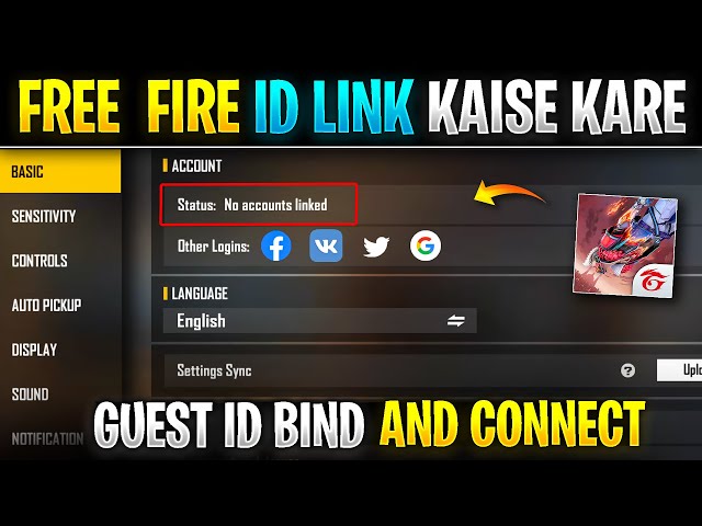 How to Connect Guest Account With Facebook in Free Fire