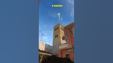 Insane Zywoo B Site Smokes Mirage CS2 #shorts